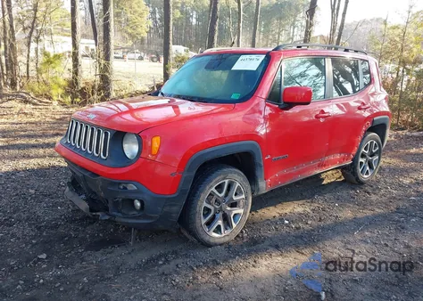 2016 Jeep Renegade Latitude from USA, damaged, VIN ZACCJBBT9GPD28700